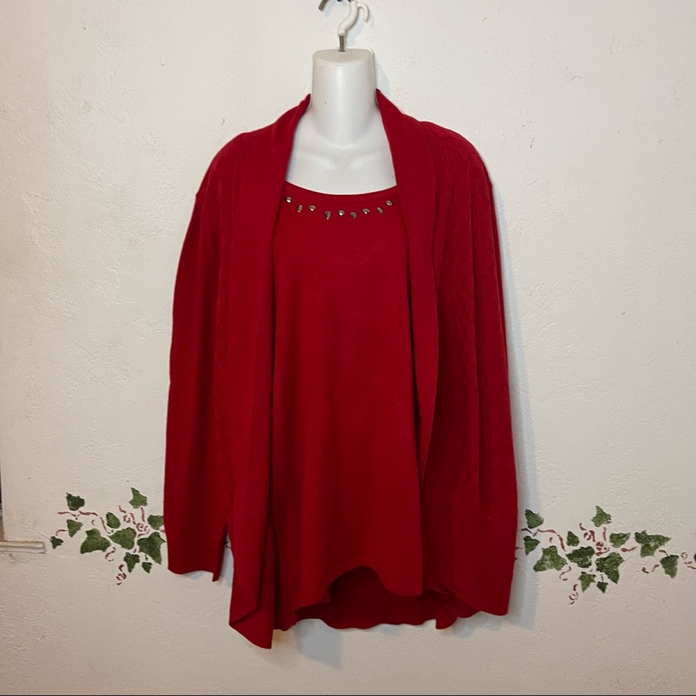 NWT sweater cardigan top 2X